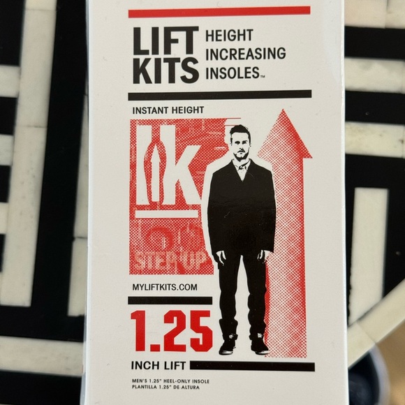 NIB Lift Kits 1-1.25” Shoe Inserts. Become taller instantly - Picture 5 of 6